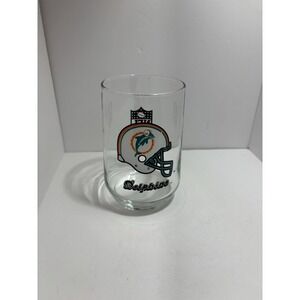 Miami Dolphins Collector Glass - Helmet‎ Logo - Football NFL